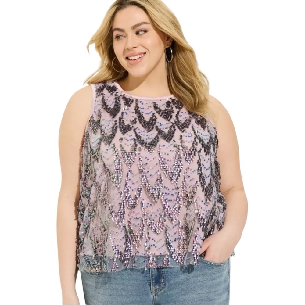 NWT Torrid Sequin Top Size 2X